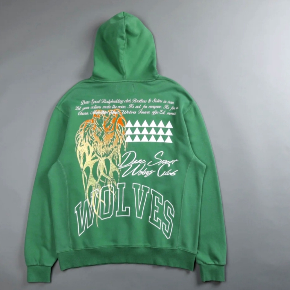New Discontinued Men DARC SPORT Wolves Pullover Hoodie L